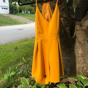 Mustard yellow romper
